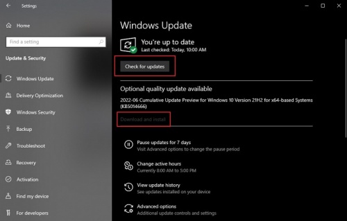 aualizar sistema de windows