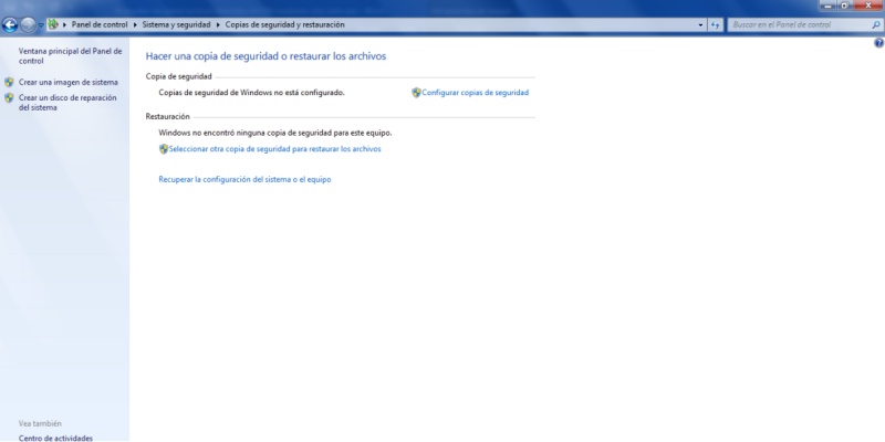 copias de seguridad de windows