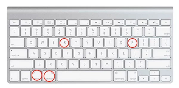 Restablecer Mac PRAM/NVRAM