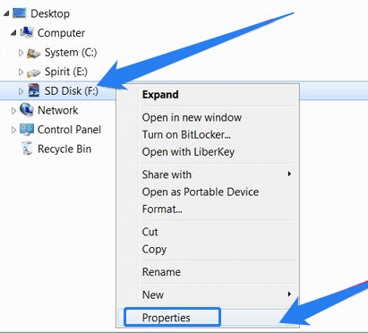 usar el comprobador de errores de windows 1