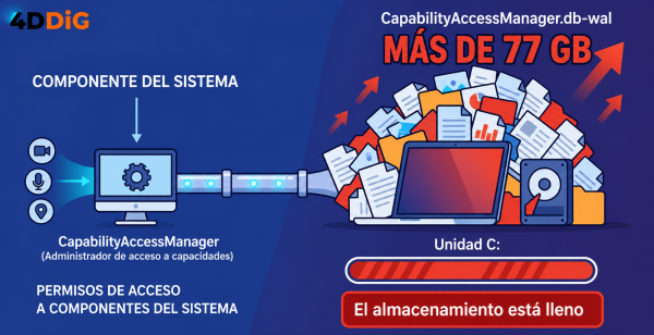 Crecimiento anormal de CapabilityAccessManager