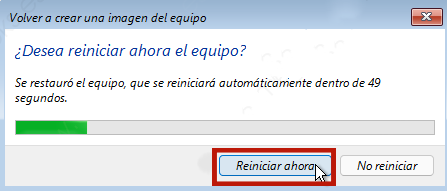 Reiniciar ahora