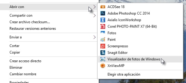 abrir con elegir otra aplicacion