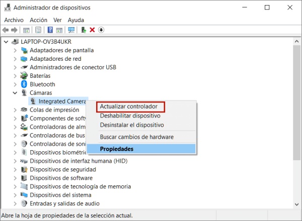actualizar controlador