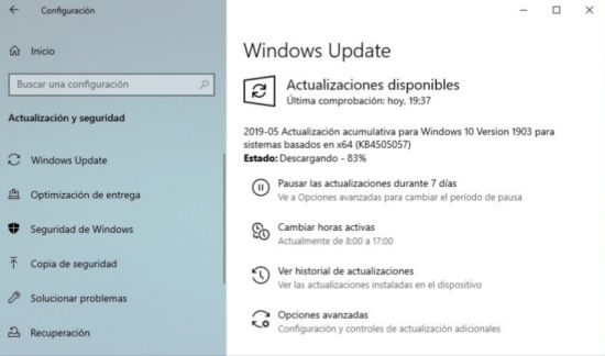 actualizar windows