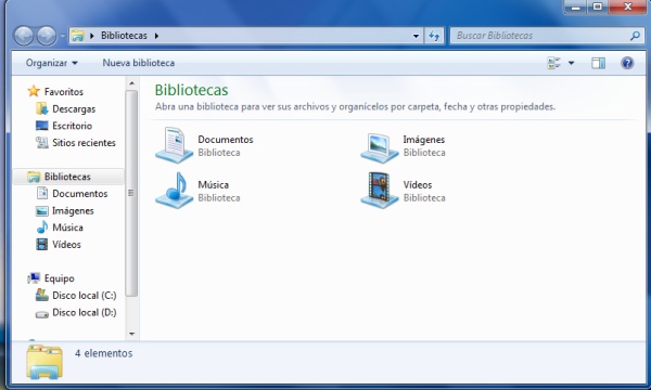 biblioteca de windows