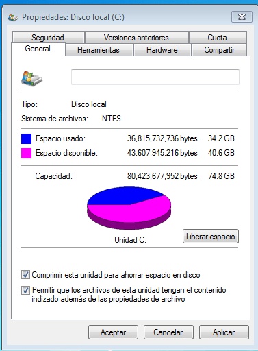 liberador de espacio en disco