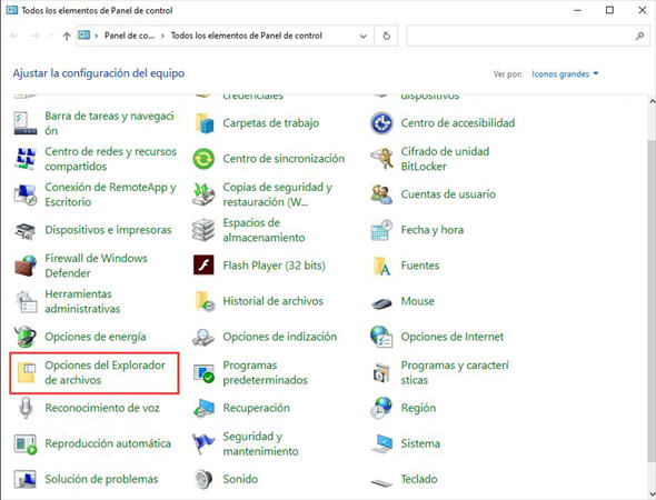 Revisar el formato del archivo