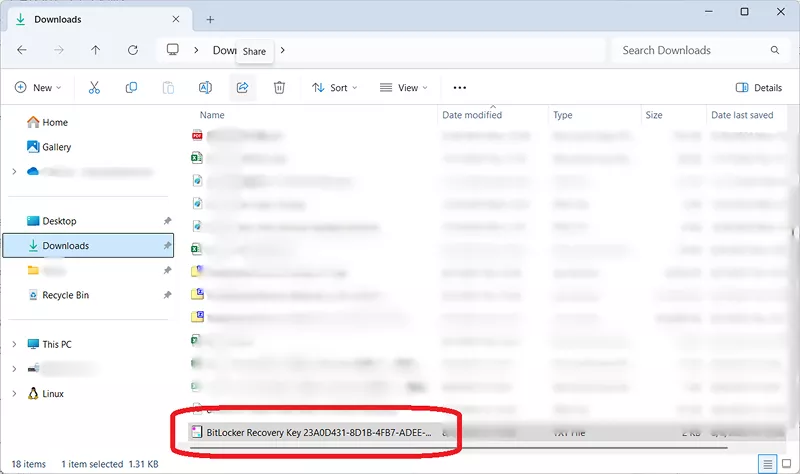 Cómo comprobar la clave de recuperación desde un archivo PDF