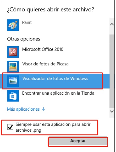 siempre usar esta aplicacion para abrir archivos