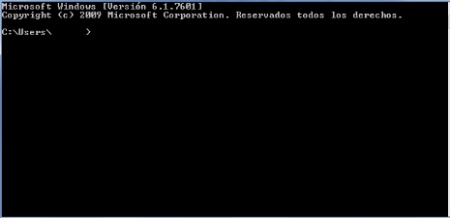 ventana de cmd