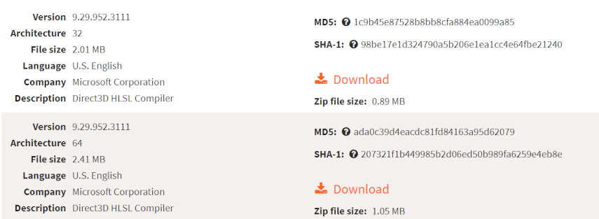télécharger d3dcompiler_43 dll