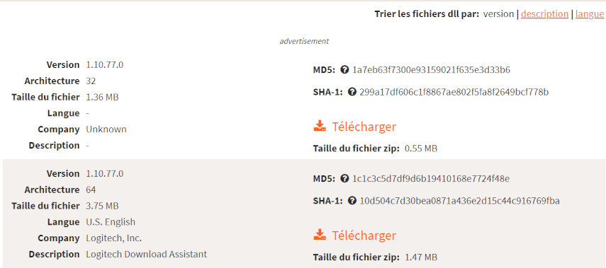 installer le fichier