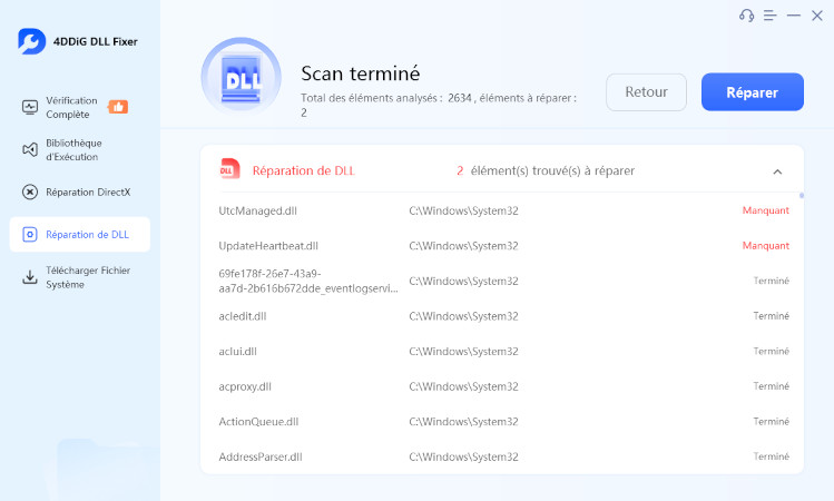 réparer l'erreur de la dll logilda avec 4ddig dll fixer-étape 2