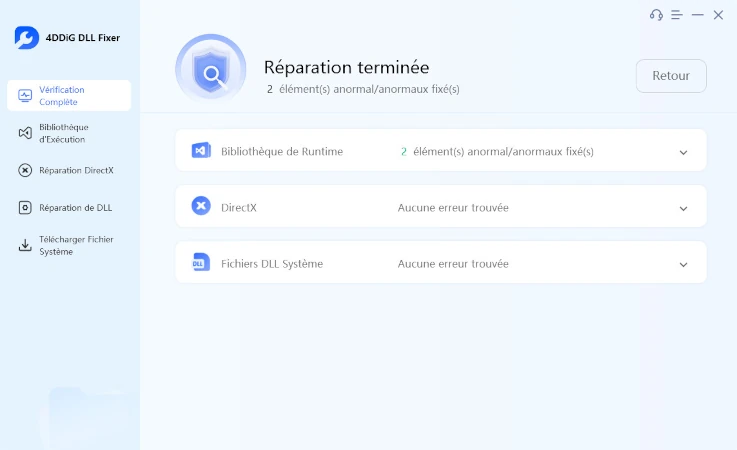 réparation complète des fichiers DLL liés à lol
