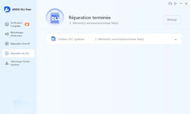 terminer la réparation des fichiers unarc.dll code 11