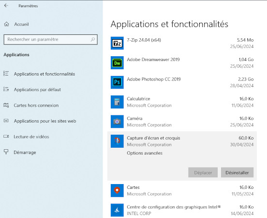 désinstaller le programme problématique pour réparer la dll VCRUNTIME140 n'a pas été trouvée