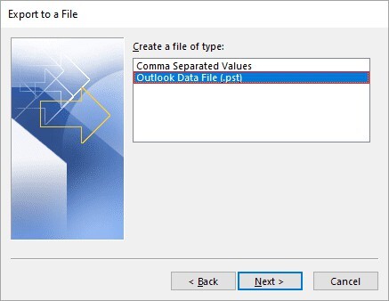 Convertir OST vers PST pour ouvrir OST-3