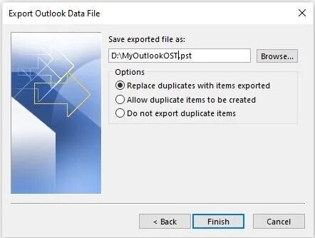 Convertir OST vers PST pour ouvrir OST-5