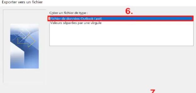 convertir fichier ost en pst avec Outlook-2