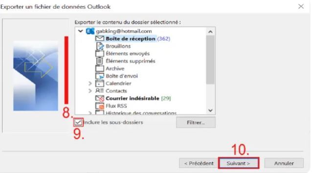 convertir fichier ost en pst avec Outlook-3