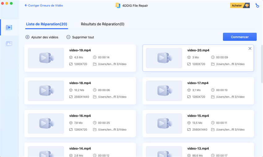 4ddig file repair mac - start video repair