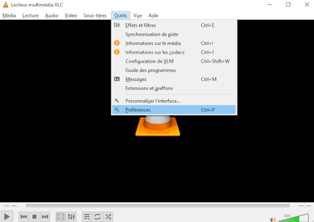 préférences vlc