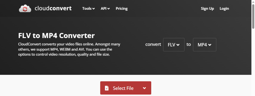 cloudconvert flv en mp4