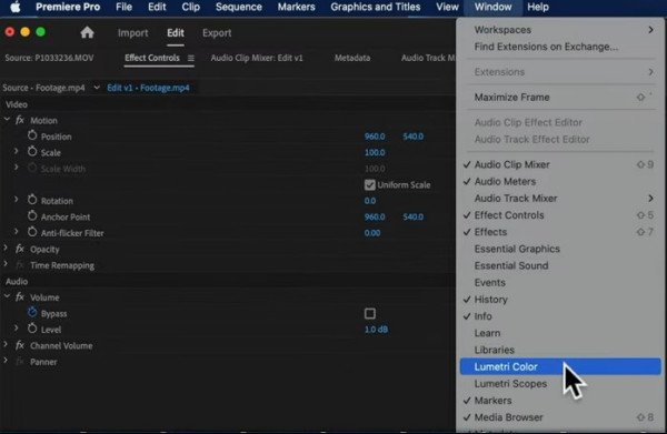 correction des couleurs de vidéo