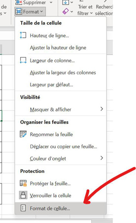 des erreurs ont été détectées lors de l'enregistrement excel