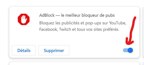 click the enabled box