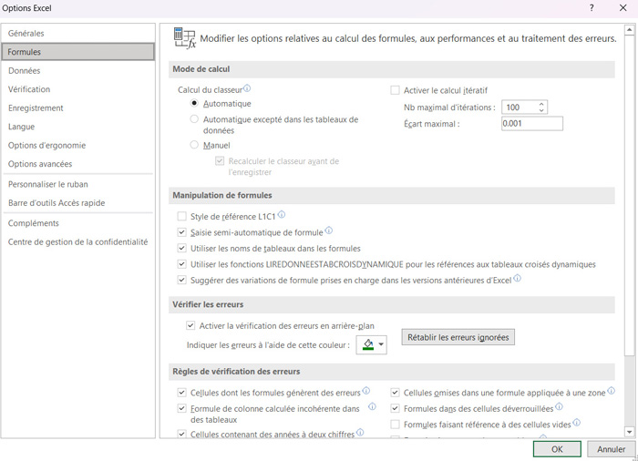 we found a problem with some content in Excel