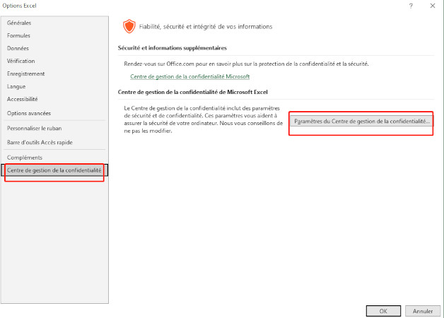 désactiver l'affichage protégé pour corriger excel le format de fichier et l'extension ne correspondent pas-2
