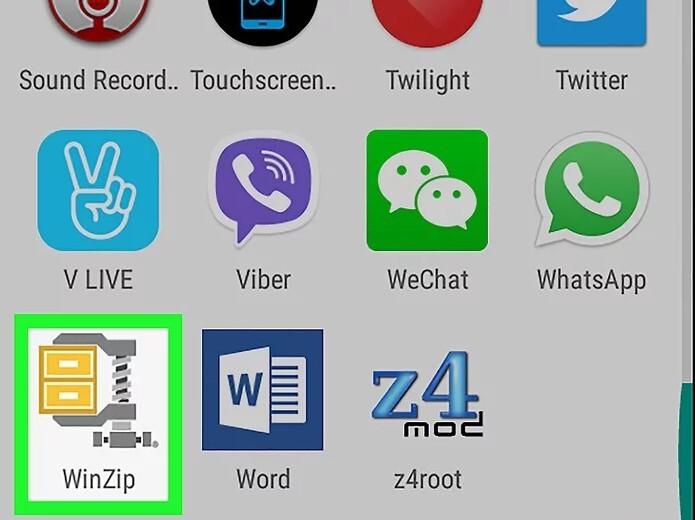 Ouvrir un fichier ZIP sur Android-2