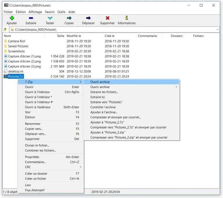 utiliser un Logiciel pour ouvrir ZIP-2