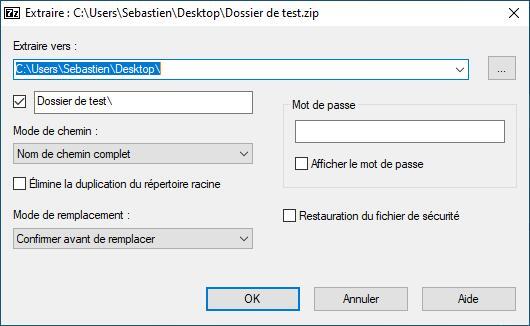 utiliser un Logiciel pour ouvrir ZIP-3