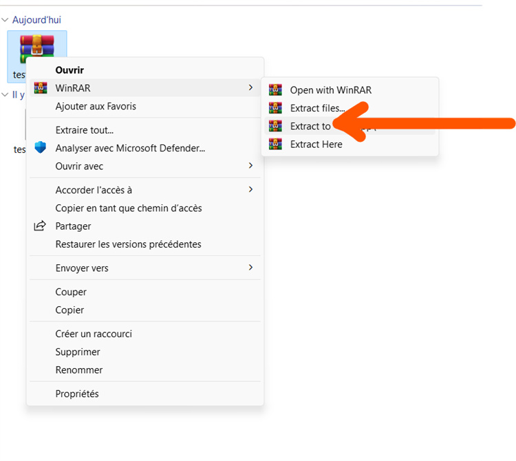 extract epub file using 7-zip