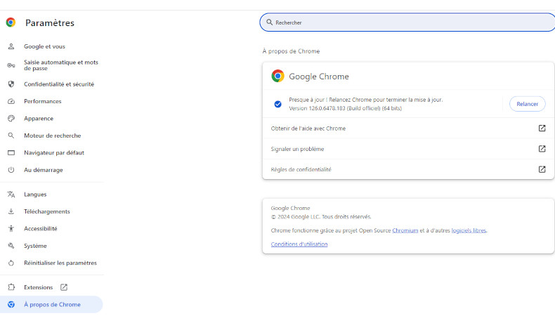 mettre à jour google chrome si la vidéo est toujours en cours de traitement google drive