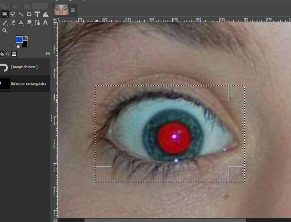 outil de sélection d'ellipse gimp
