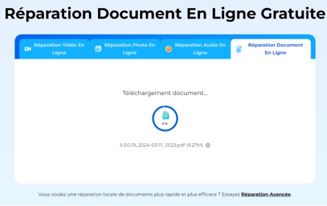 réparer un fichier pdf endommagé en ligne avec 4DDiG-2