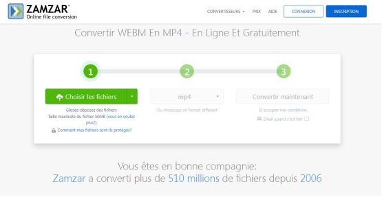 convertir fichier WebM en MP4 avec Zamzar-2