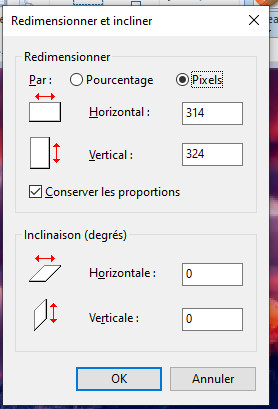 augmenter les pixels d'image dans paint