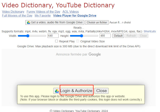 se connecter et autoriser