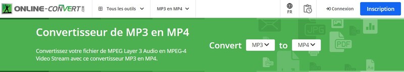 convertisseur mp3 vers mp4-Online Converter-1