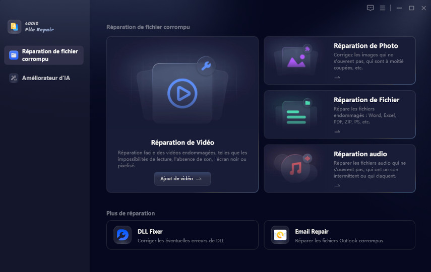 4ddig file repair home screen