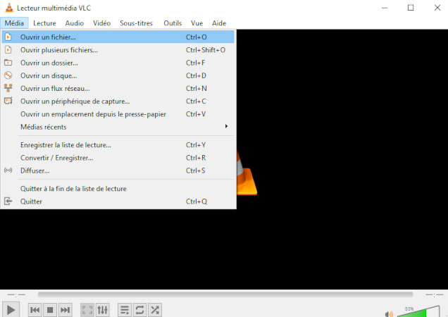 ouvrir mov avec vlc media player