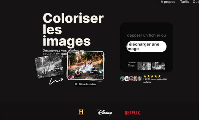 comment coloriser des photos en noir et blanc en ligne avec palette photo colorizer-1