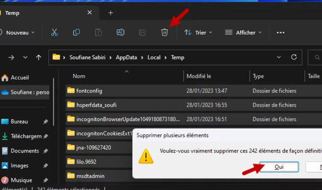 problème affichage pdf aperçu