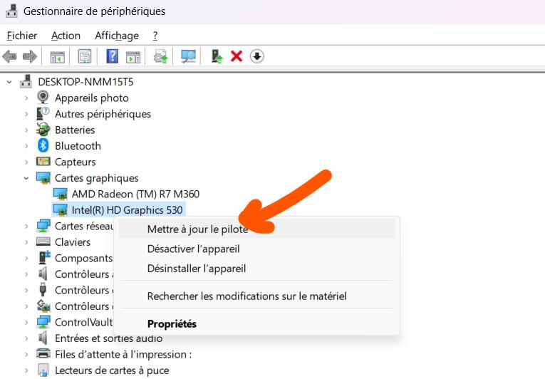 update graphics card driver