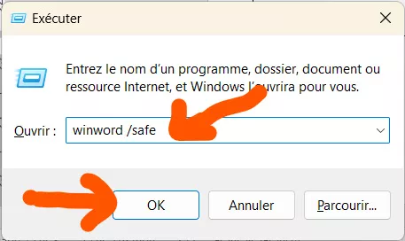 how to repair corrupted word file in safe mode